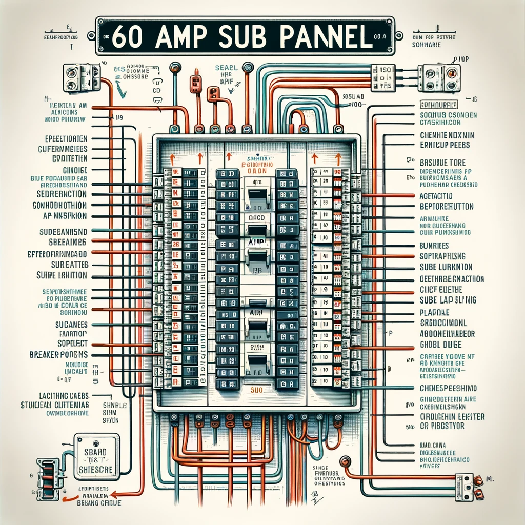 60 amp sub panel wiring diagram