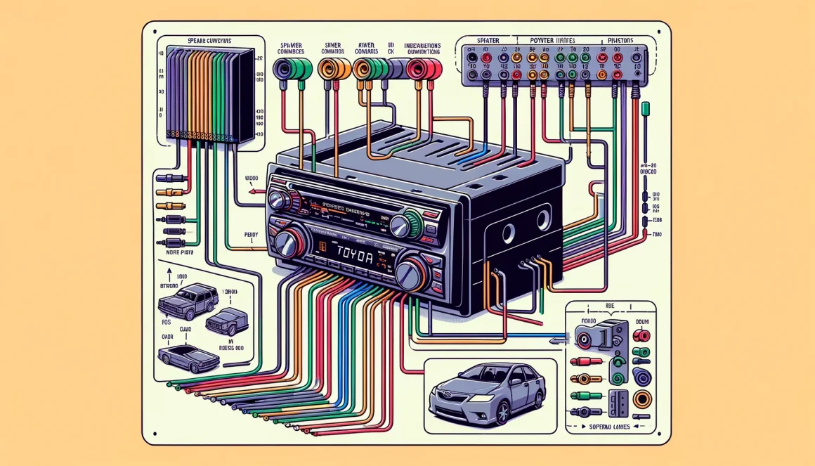 diagram toyota stereo wiring colours